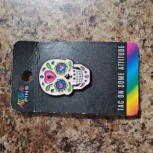 Sugar Skull Pin